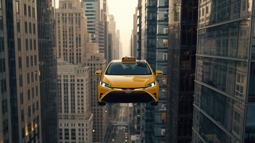 First Flying Vertical Take-off Cars